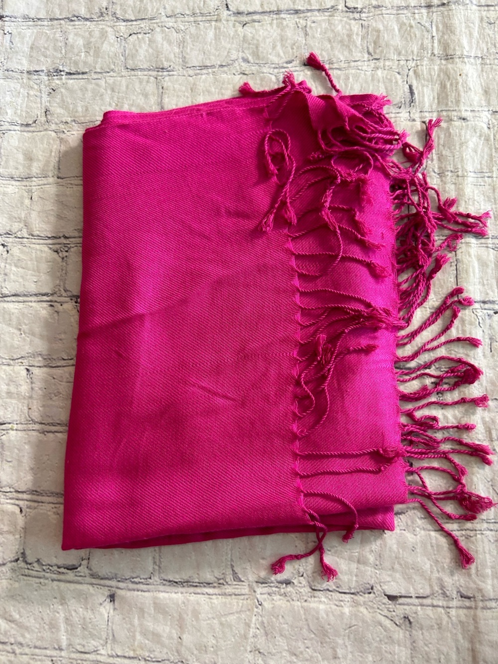 PASHMINA VISCOSE & ACRYLIC BLEND PRETTY PINK WRAP SCARF